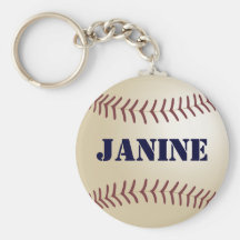 Janine-Baseball Keychain durch 369MyName Schlüsselanhänger