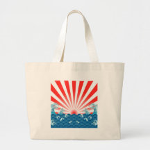 Japan-Flagge - BEWOHNER VON NIPPON Tragetasche