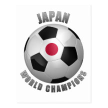 JAPAN-FUSSBALL-MEISTER POSTKARTE