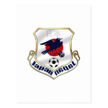 Japan-Fußballfanwappen Postkarten