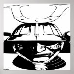 Japan - japanische Samurai-Kriegers-Kunst-Druck-Pl