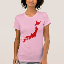 Japan-Karte T-shirts