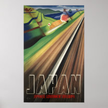 Japan - Vintages Japaner-Reise-Plakat