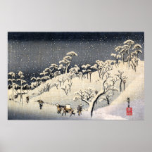 Japaner Winterscape no.2 Poster