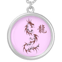 Japanische Drache-Halskette