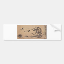 Japanische Landschaft Auto Sticker