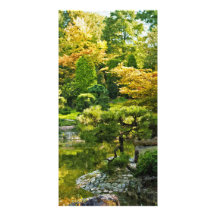 Japanischer Garten Foto Karten Vorlage