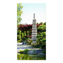 Japanischer Garten Fotogrußkarten