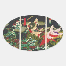 JAPANISCHER SAMURAI-AUFKLEBER