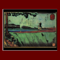 Japanisches malendes C. 1800's postkarten