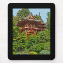 Japanisches Pagodenfoto-Malerei mousepad