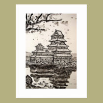 Japanisches Schloss postkarten