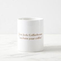 Java-Ruck-Café " ketten Ihren Kaffee " los Haferl