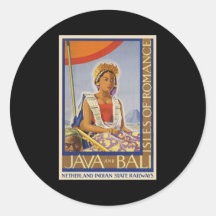 Java- und Bali-Inseln von Romance Stickers