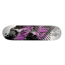 Jazz Fiction Skateboard Pink Wood Bedruckte Skateboarddecks