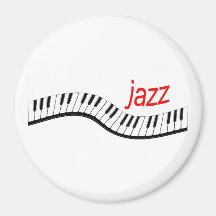 Jazz-Klavier Kühlschrankmagnete