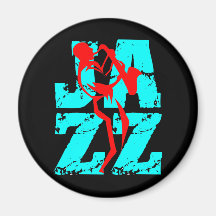 Jazz Kühlschrankmagnet