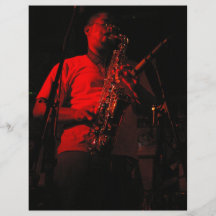 Jazz Man2 Bedruckte Flyer
