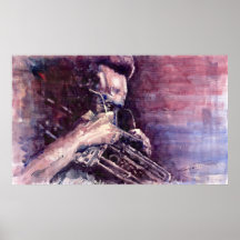 Jazz-Miles Davis-Meditation Plakatdruck