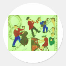 JAZZ MUSICWITHVOCALS AUFKLEBER