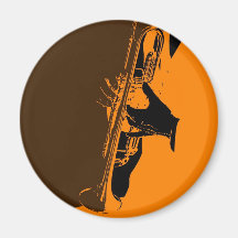Jazz-Musiker Kühlschrankmagnet