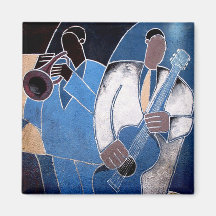 Jazz-Musiker-Magnet Magnete