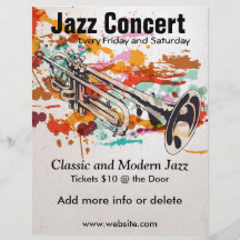 Jazz-Trompete-Flyer