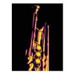 Jazz-Trompeters-Postkarte