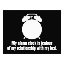 Jealous Alarm Clock Photographic Print
