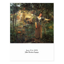 Jeanne d'Arc durch Jules Bastien Lepage Postkarten