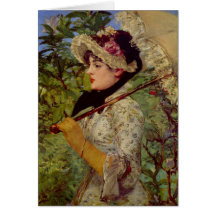 Jeanne durch Edouard Manet Grußkarten