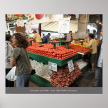 Jeantalon-Markt-Verkäufer - Montreal Quebec Plakatdrucke