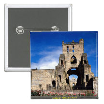 Jedburgh Abtei, Schottland Anstecknadelbutton