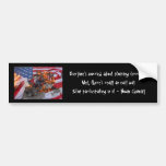 Jeder gesorgt um das Stoppen von Terrorismus… Auto Sticker