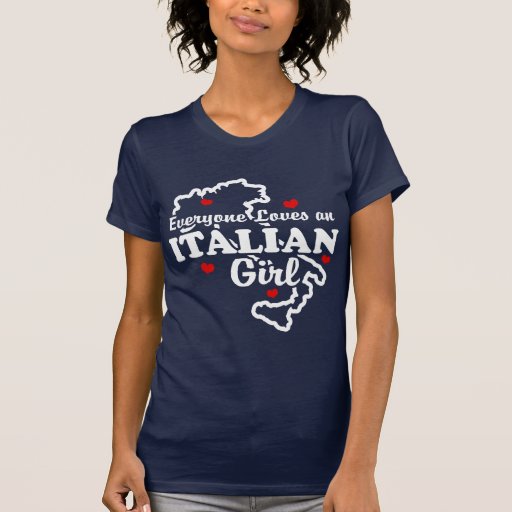 Jeder Lieben ein italienisches Mädchen Tshirt