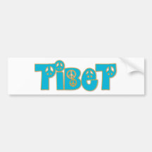 Jeder Lieben Tibet Auto Sticker