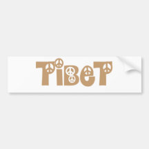 Jeder Lieben Tibet Autosticker