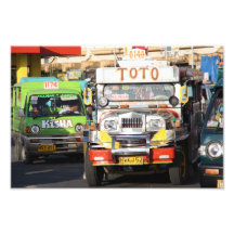 Jeepney Kunstfoto