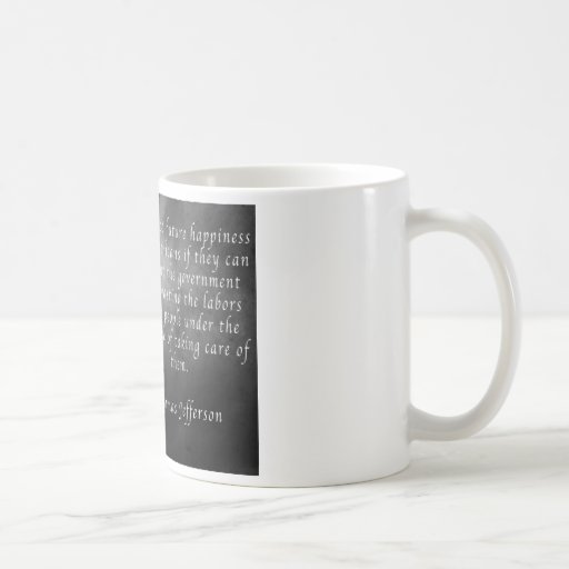 Jefferson-Freiheits-Becher Kaffee Haferl
