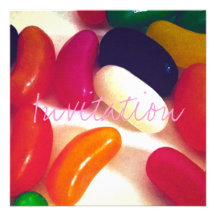 JELLY BEAN'S BIRTHDAY INVITATION CARD