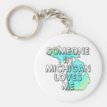 Jemand in Michigan-Lieben ich Schlüsselbänder