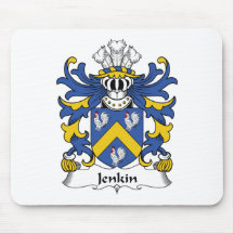 Jenkin Familienwappen Mauspad