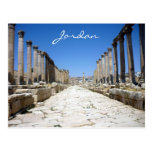 jerash Straße Postkarten