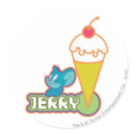 Jerry-Eiscreme aufkleber