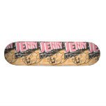 Jerry stellen auf Käse gegenüber skateboards
