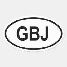 Jersey "GBJ " Sticker