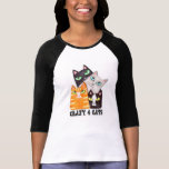 Jerseys Katzen-Liebhaber-Dame, Raglan-T-Shirt