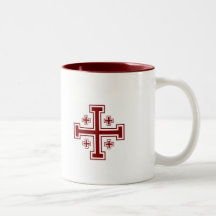 Jerusalem-Kreuz-Becher Haferl