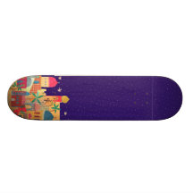 Jerusalem-Stadt-bunte Kunst Individuelles Skateboard