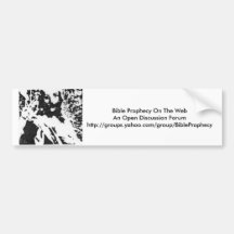 Jesus, Bibel-Prophezeiung auf dem offenen WebAn be Auto Sticker